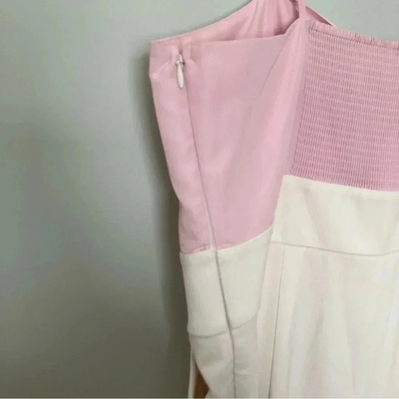 NWT Express Statement Bow Color Block Straight Leg Jumpsuit - Picture 10 of 15